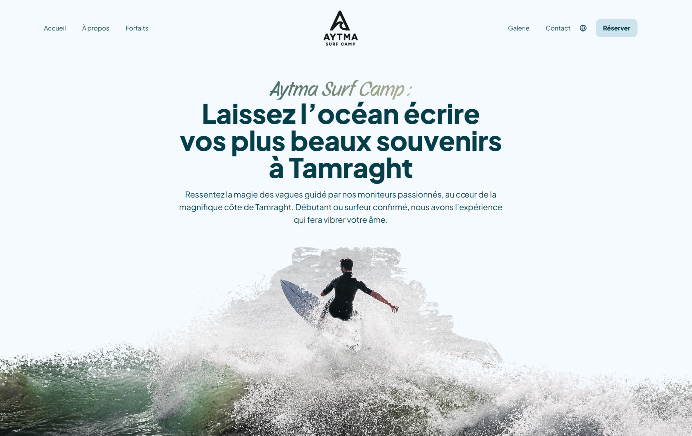 Aperçu du projet Aytma Surf Camp